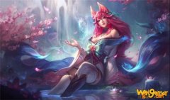 《LOL》灵魂莲华阿狸皮肤特效展示