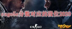 csgo5e分数对应的段位2020