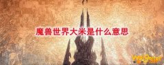 魔兽世界大米是什么意思